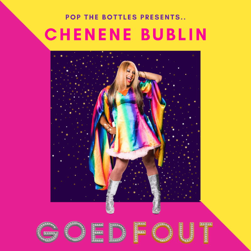 Chenene Bublin komt 25 november optreden bij GOED FOUT bij Azotod de Meern Utrecht